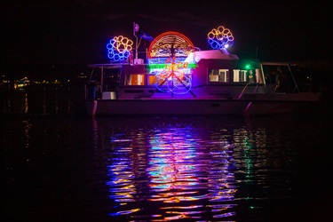 02 - Lake Macquarie Houseboats (Bird by artist Peter Parslow)